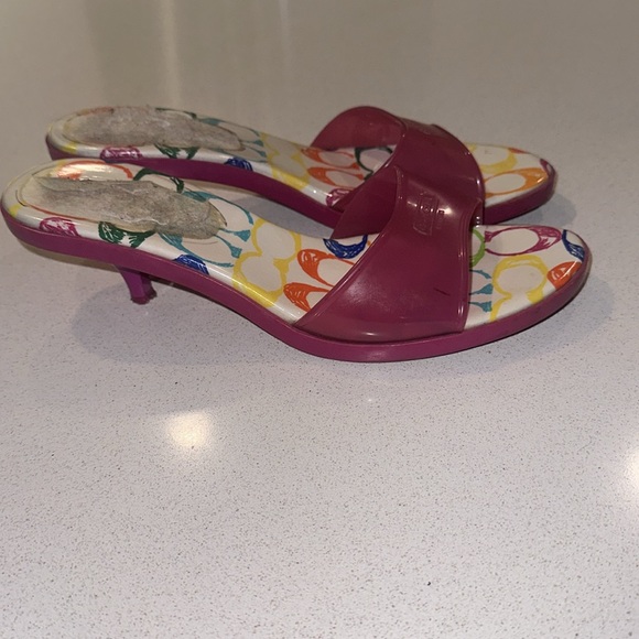 Vintage Coach 1941 Jelly Kitten Heels - Picture 5 of 9